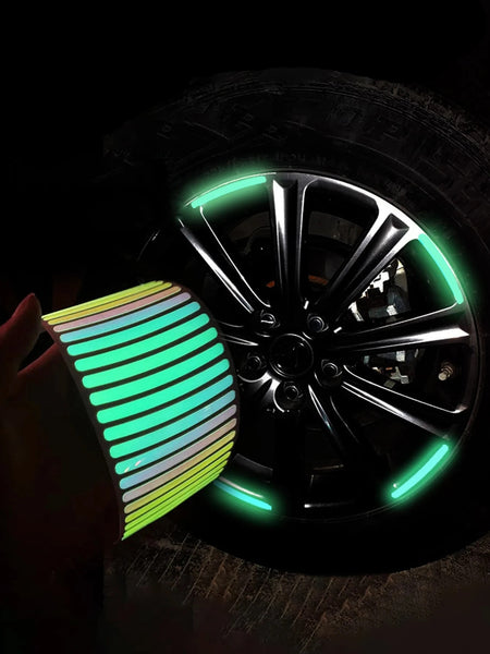 20pcs Car Tire Reflective Strip